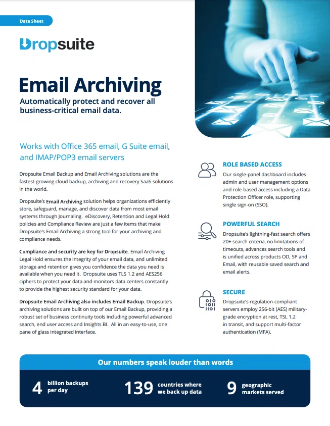 Compliance Email Archive WhitePaper